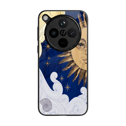 Solar Bliss back phone cover | glass case for oppo find x8