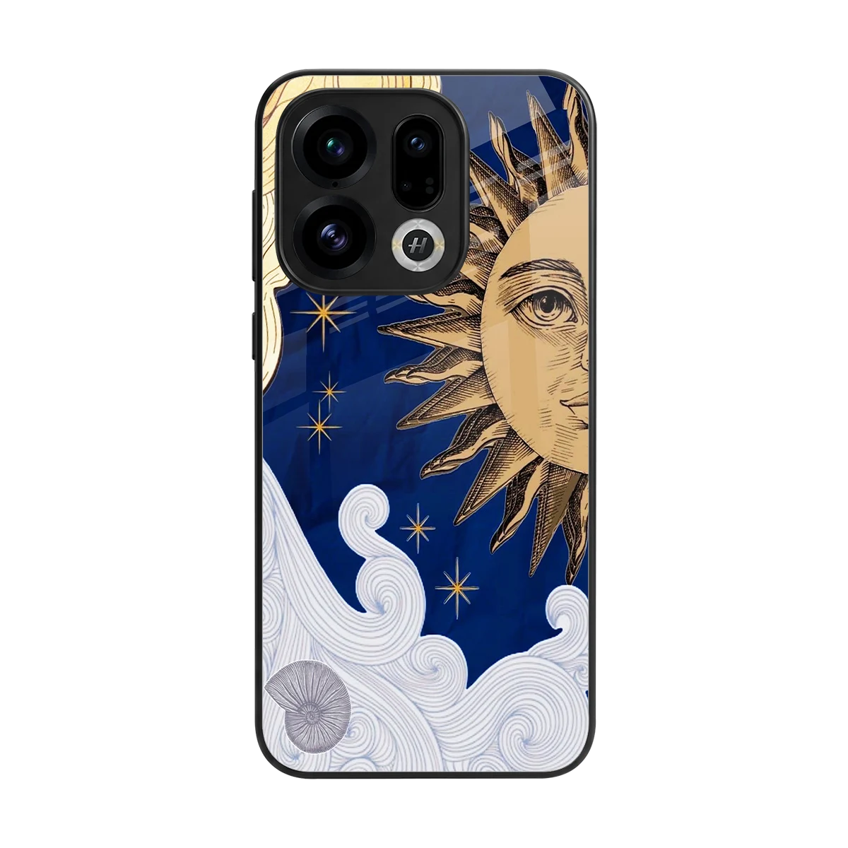 Solar Bliss back phone cover | glass case for oppo find x9