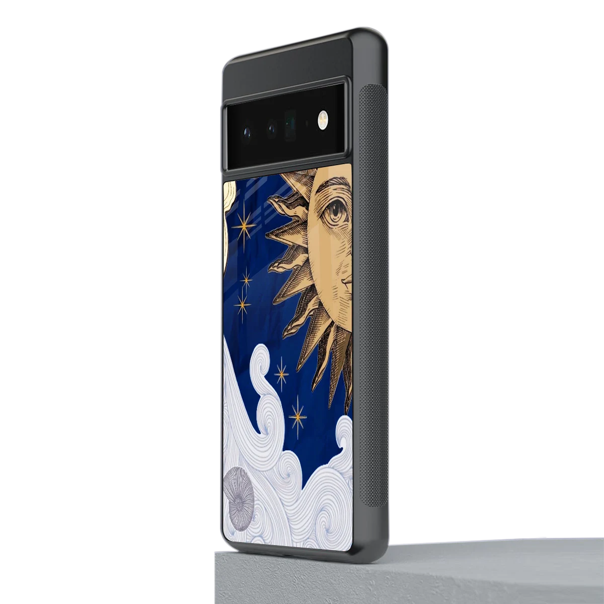 Solar Bliss stylish phone case for google pixel 6 pro | glossy glass and slim fit