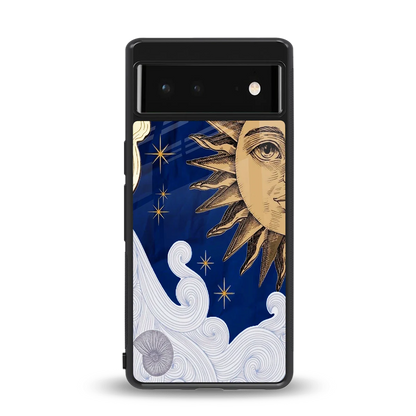 Solar Bliss back phone cover | glass case for google pixel 6