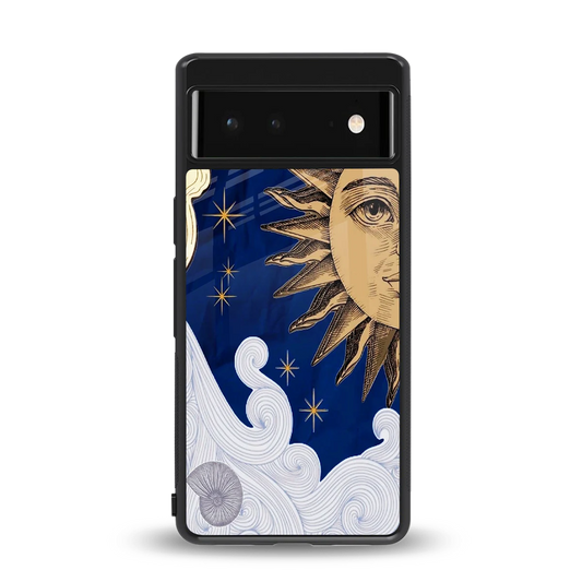 Solar Bliss back phone cover | glass case for google pixel 6