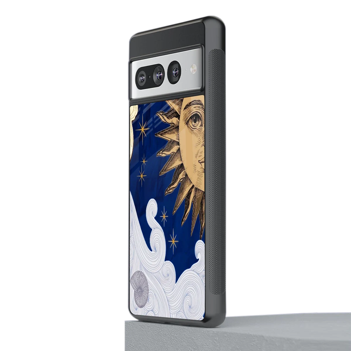 Solar Bliss stylish phone case for google pixel 7 pro | glossy glass and slim fit