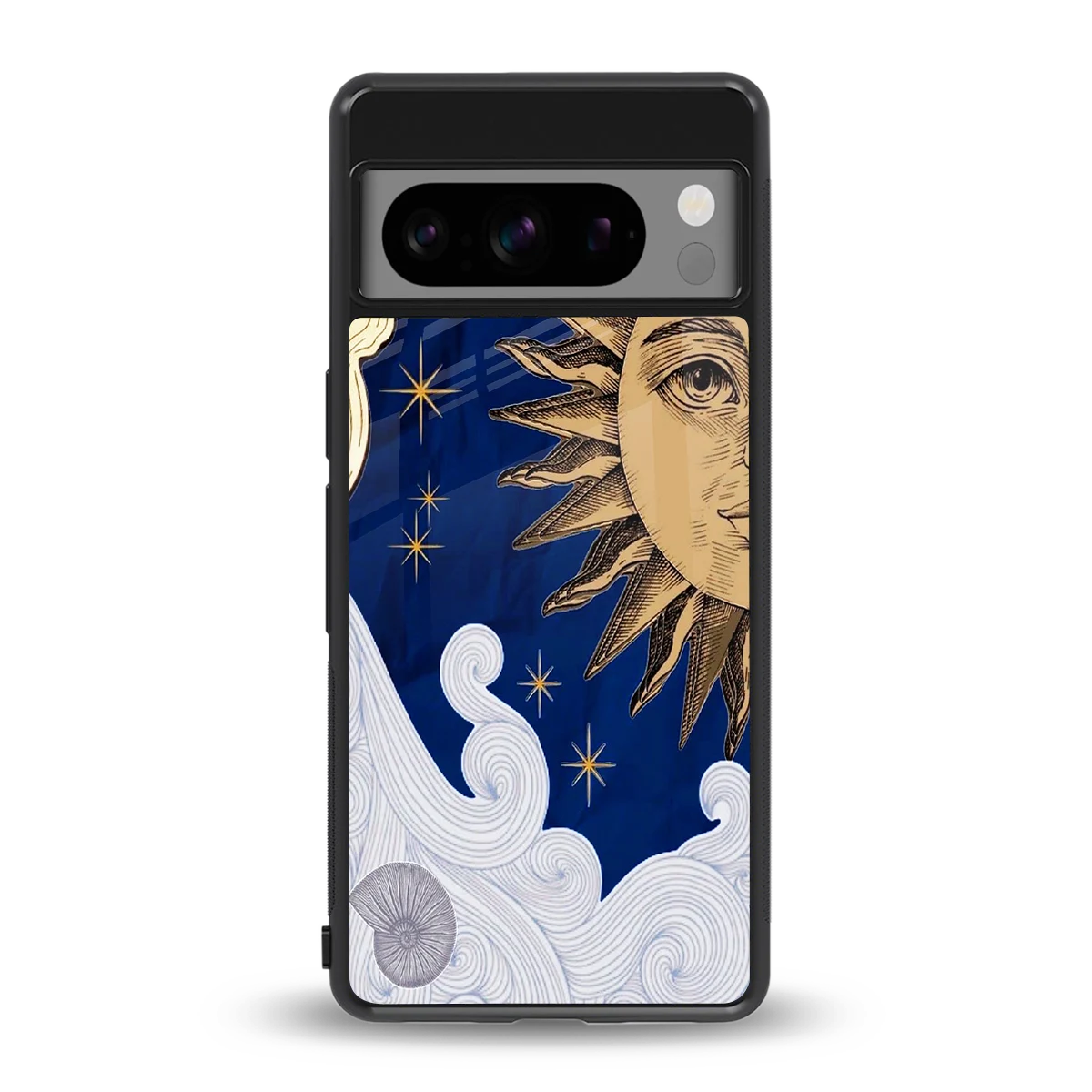 Solar Bliss back phone cover | glass case for google pixel 8 pro