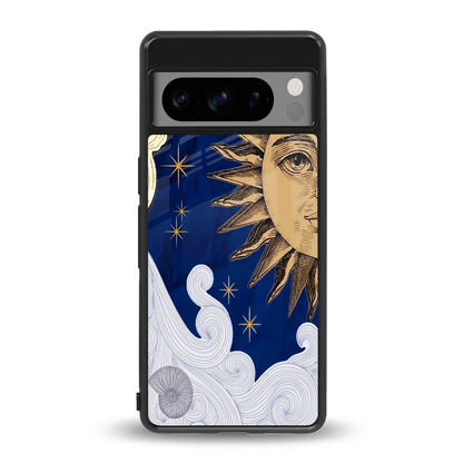 Solar Bliss back phone cover | glass case for google pixel 8 pro