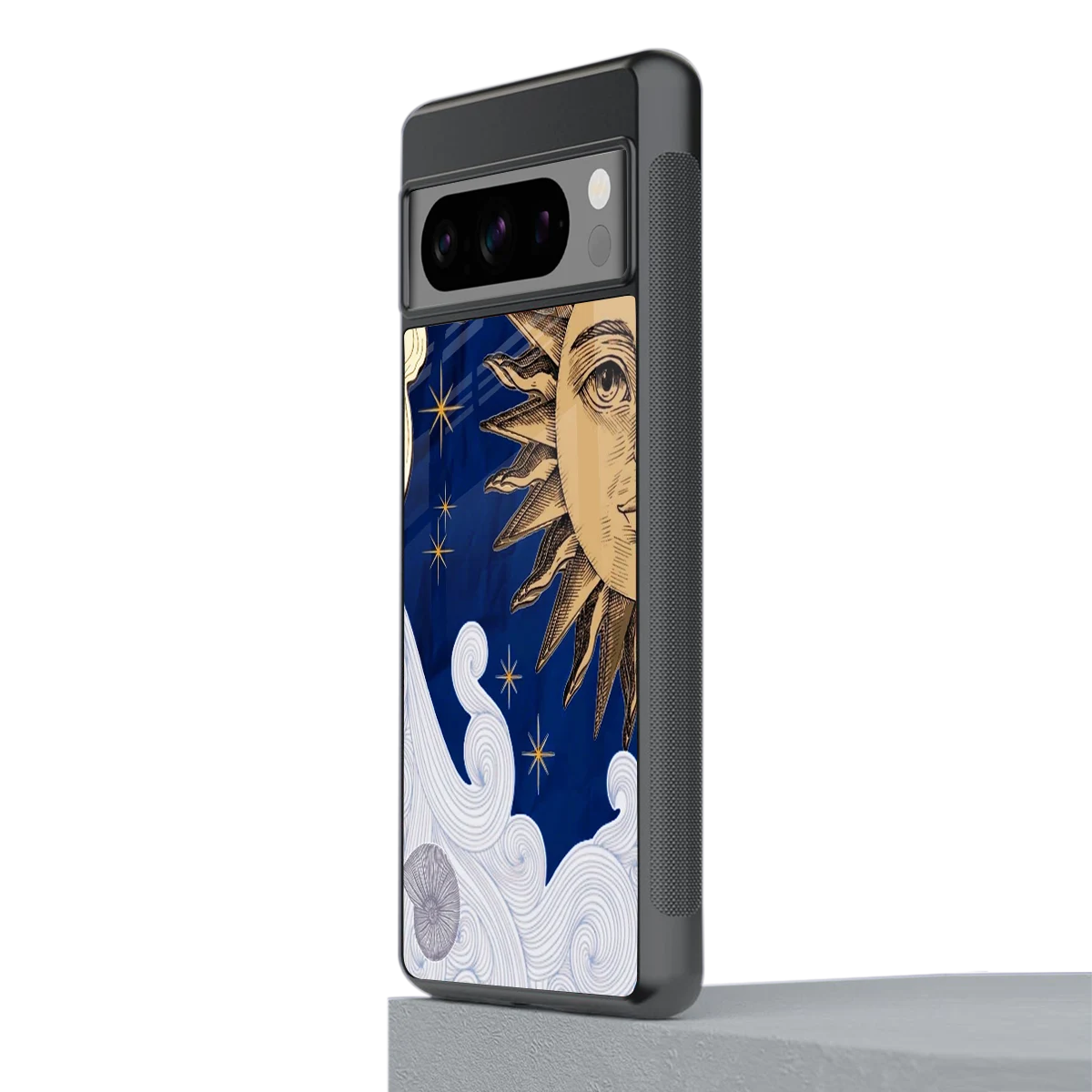 Solar Bliss stylish phone case for google pixel 8 pro | glossy glass and slim fit
