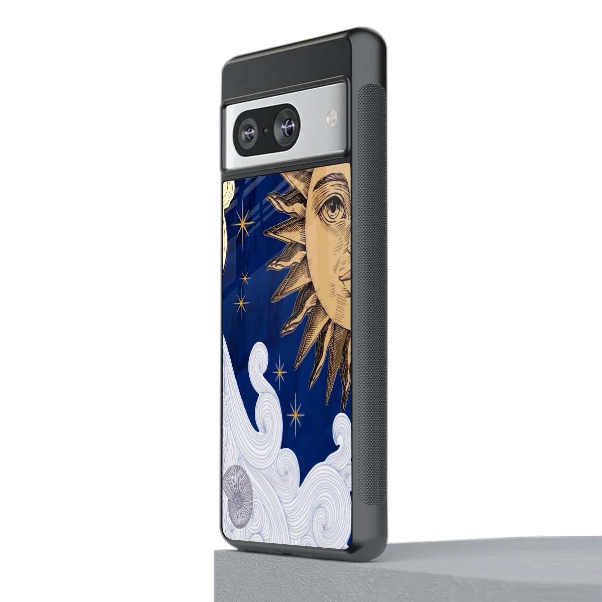 Solar Bliss stylish phone case for google pixel 8 | glossy glass and slim fit