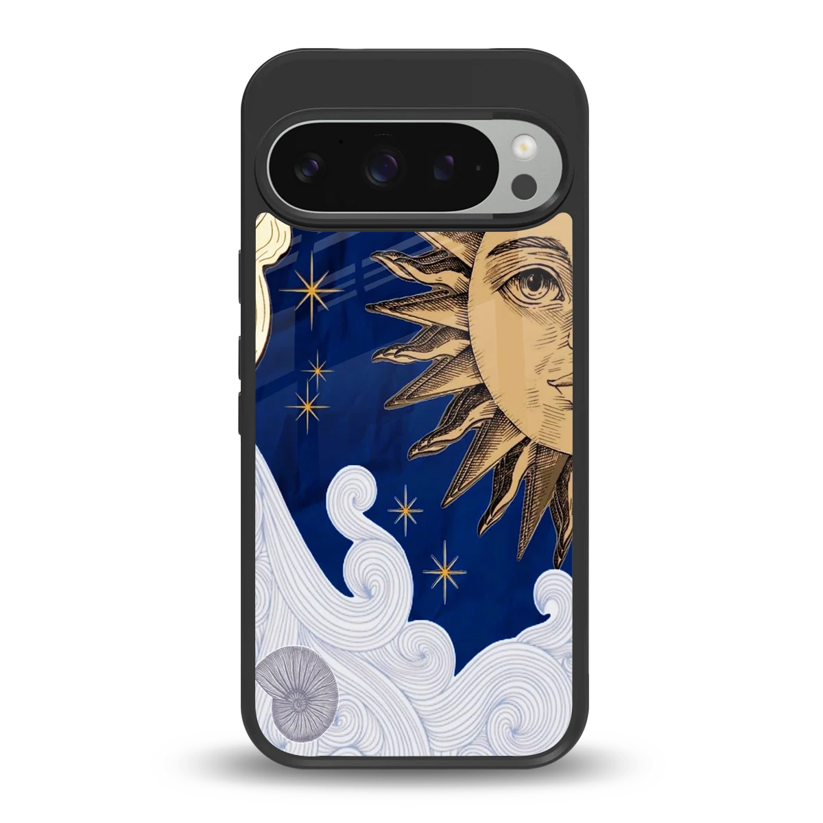 Solar Bliss back phone cover | glass case for google pixel 9 pro