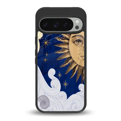 Solar Bliss back phone cover | glass case for google pixel 9 pro