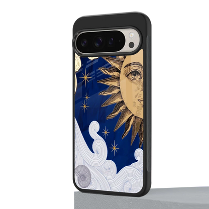 Solar Bliss google pixel 9 pro mobile cover | shockproof glass phone case