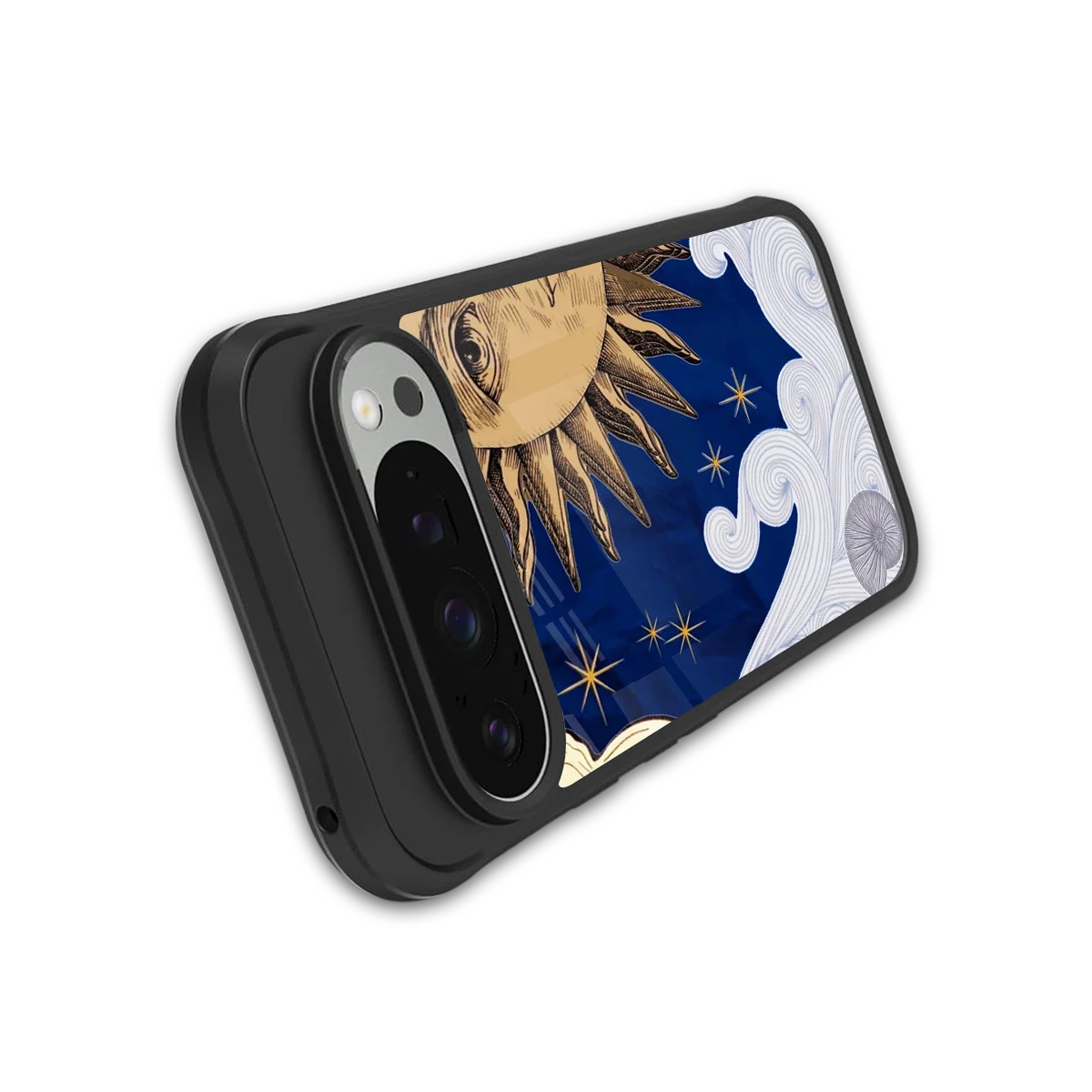 Solar Bliss stylish phone case for google pixel 9 pro | glossy glass and slim fit