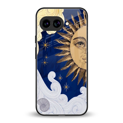 Solar Bliss back phone cover | glass case for google pixel 9a