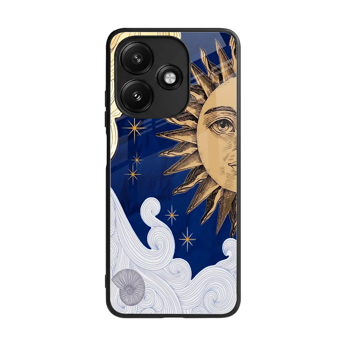 Solar Bliss back phone cover | glass case for redmi 12 5g