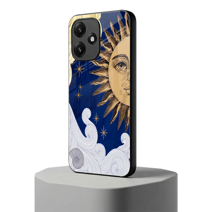 Solar Bliss redmi 12 5g mobile cover | shockproof glass phone case