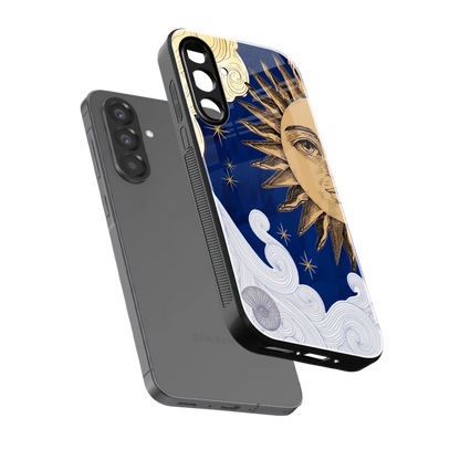 Solar Bliss sleek samsung galaxy a17 5g cover with tempered glass back and TPU edges