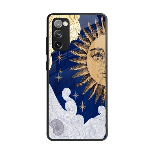 Solar Bliss back phone cover | glass case for samsung galaxy s20 fe