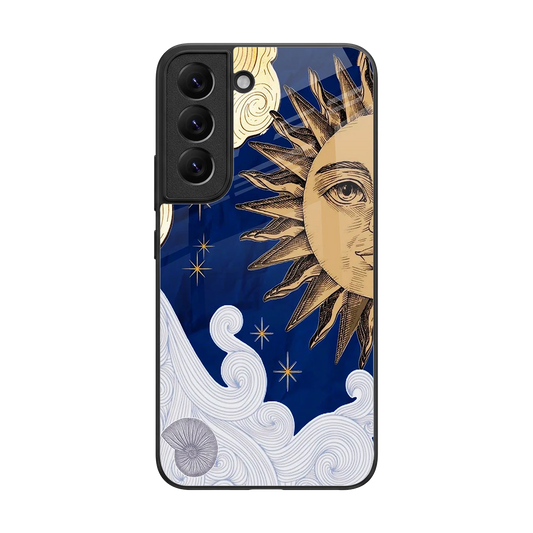 Solar Bliss back phone cover | glass case for samsung galaxy s22