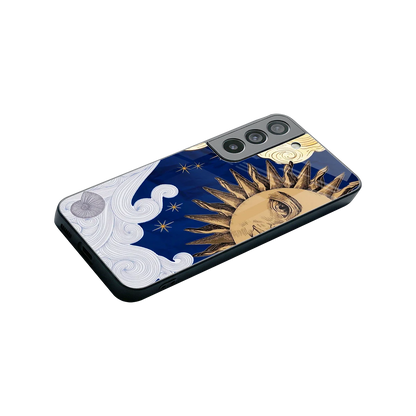 Solar Bliss stylish phone case for samsung galaxy s22 | glossy glass and slim fit