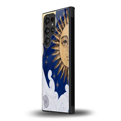 Solar Bliss samsung galaxy s23 ultra mobile cover | shockproof glass phone case