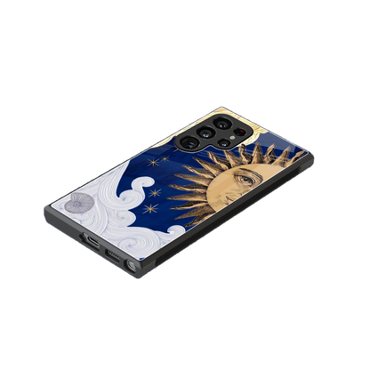 Solar Bliss stylish phone case for samsung galaxy s24 ultra | glossy glass and slim fit