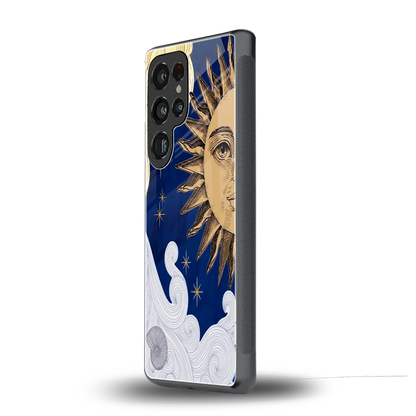 Solar Bliss samsung galaxy s25 ultra mobile cover | shockproof glass phone case