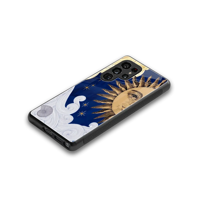 Solar Bliss stylish phone case for samsung galaxy s25 ultra | glossy glass and slim fit