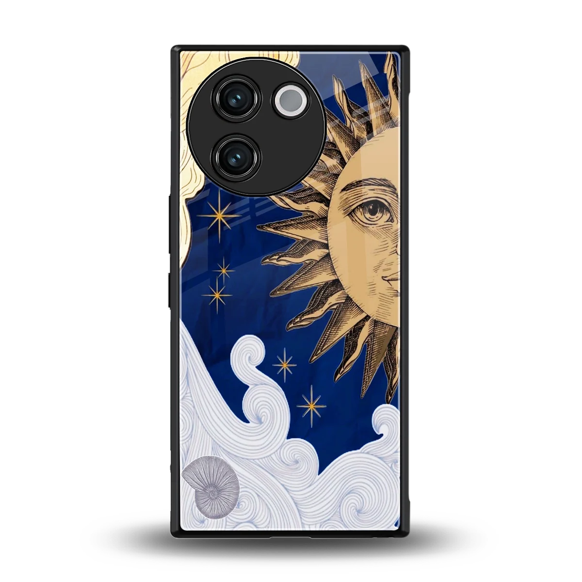 Solar Bliss back phone cover | glass case for vivo v30e