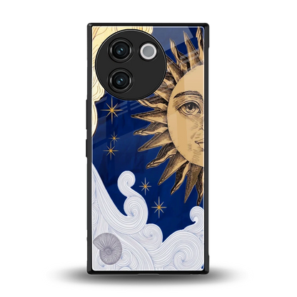 Solar Bliss back phone cover | glass case for vivo v30e