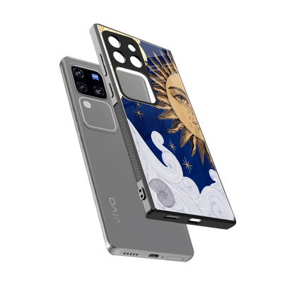 Solar Bliss sleekvivo v30 pro cover with tempered glass back and TPU edges