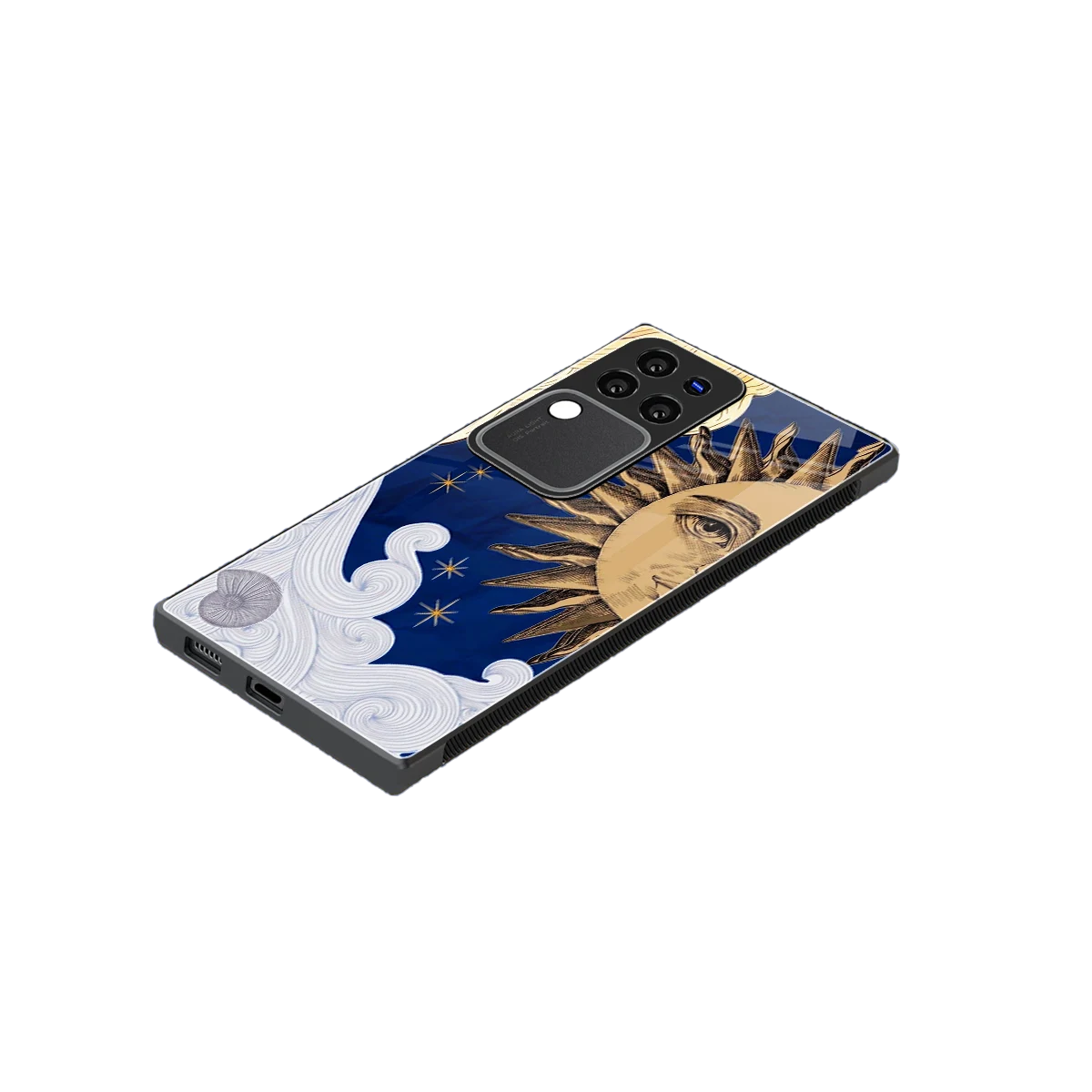 Solar Bliss stylish phone case forvivo v30 pro | glossy glass and slim fit