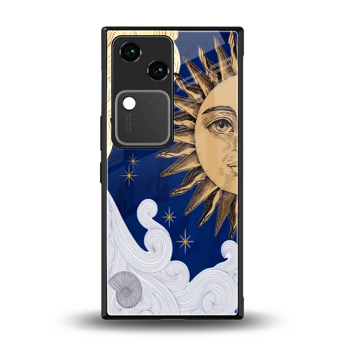 Solar Bliss back phone cover | glass case for vivo v30