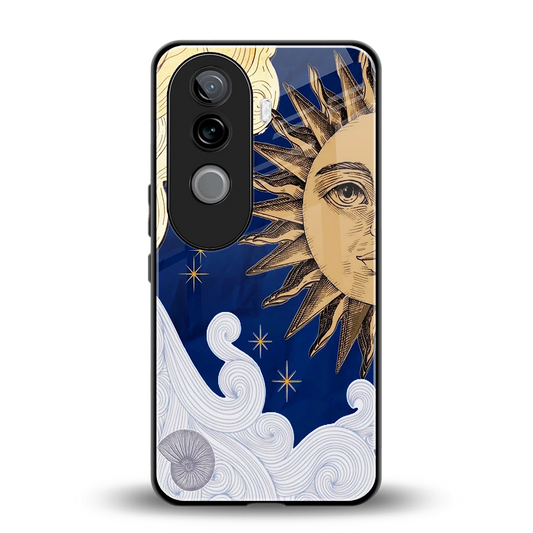 Solar Bliss back phone cover | glass case for vivo v40e