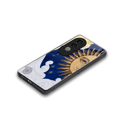 Solar Bliss stylish phone case for vivo v40e | glossy glass and slim fit