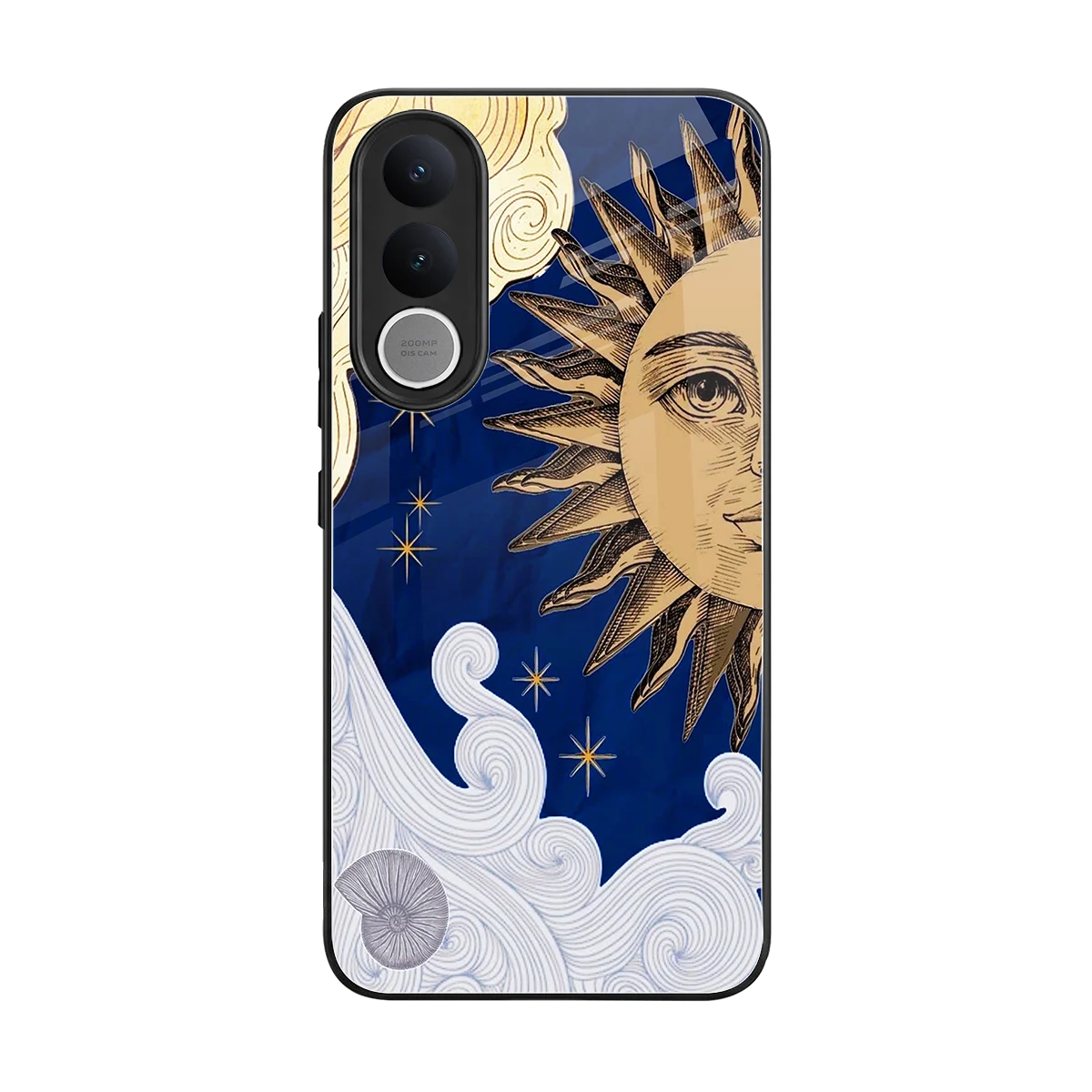 Solar Bliss back phone cover | glass case for vivo v70 fe