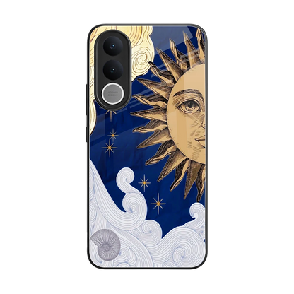 Solar Bliss back phone cover | glass case for vivo v70 fe