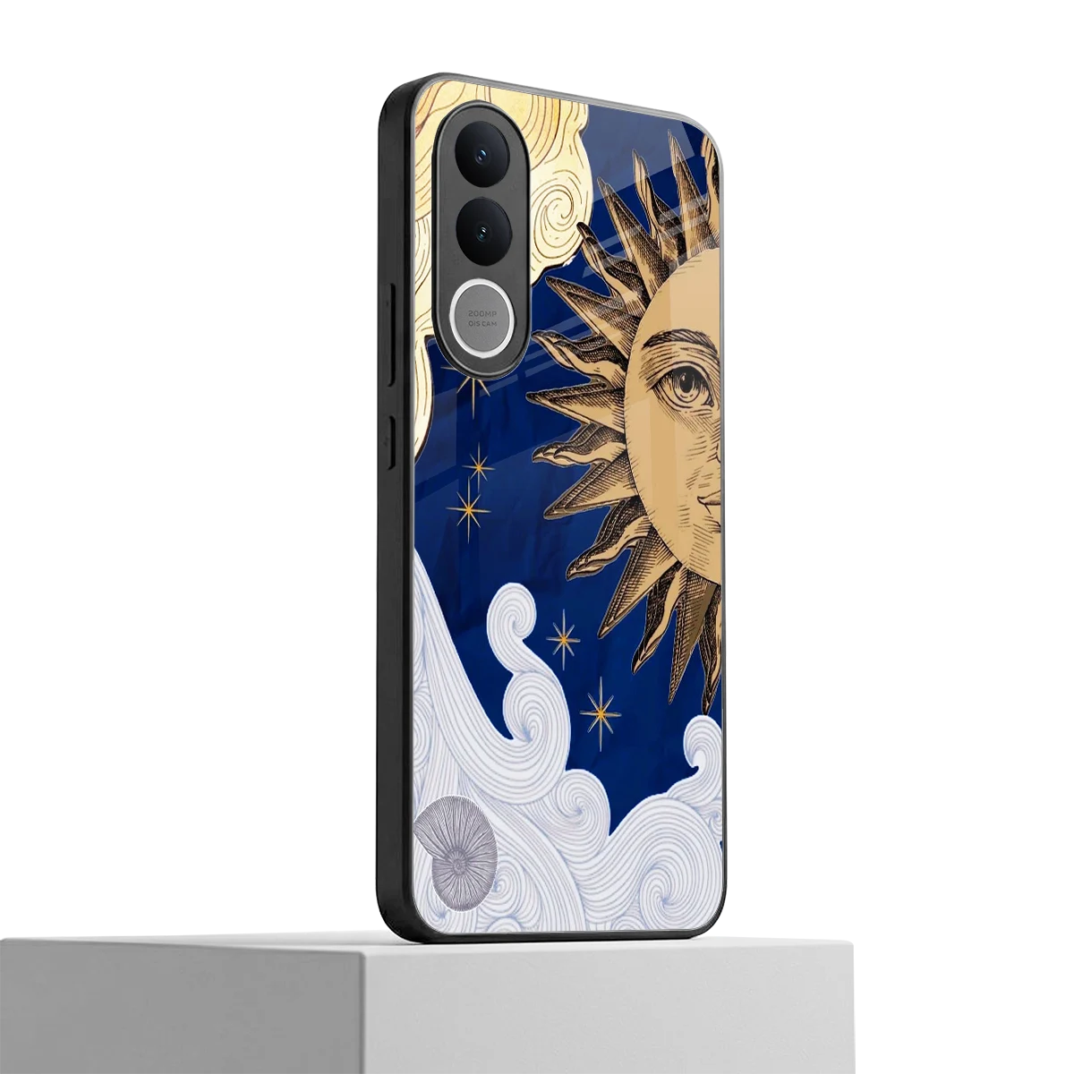 Solar Bliss vivo v70 fe mobile cover | shockproof glass phone case