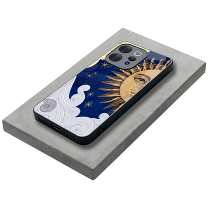Solar Bliss stylish phone case for vivo v70 elite | glossy glass and slim fit