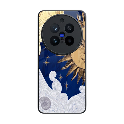 Solar Bliss back phone cover | glass case for vivo x200 pro