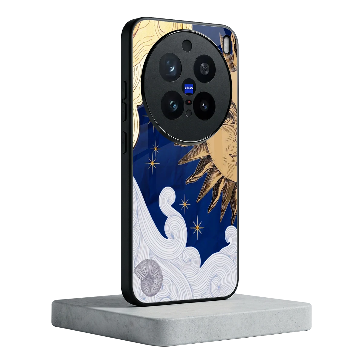 Solar Bliss vivo x200 pro mobile cover | shockproof glass phone case