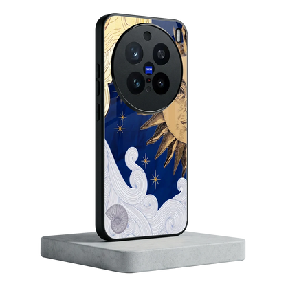 Solar Bliss vivo x200 pro mobile cover | shockproof glass phone case