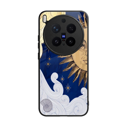 Solar Bliss back phone cover | glass case for vivo x300 pro