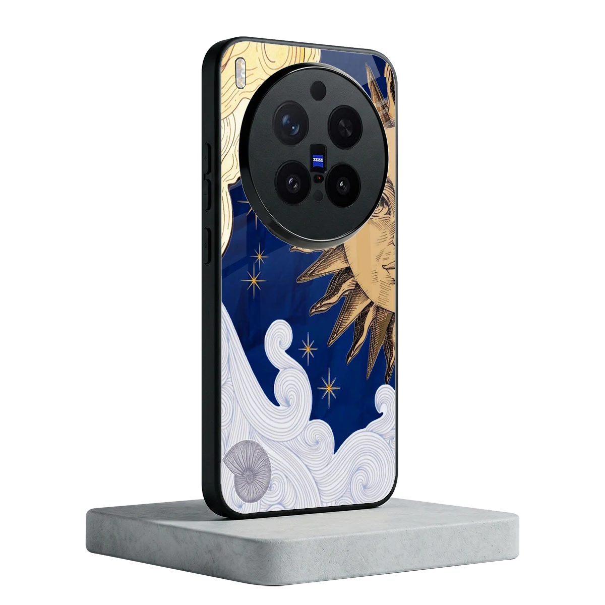 Solar Bliss vivo x300 pro mobile cover | shockproof glass phone case