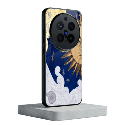 Solar Bliss vivo x300 pro mobile cover | shockproof glass phone case