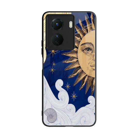 Solar Bliss back phone cover | glass case for vivo y16