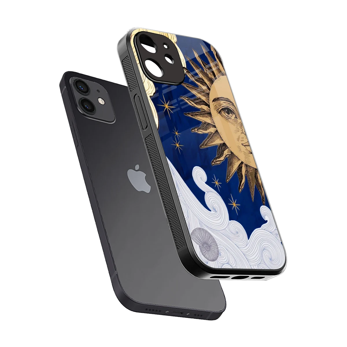 Solar Bliss sleek iphone 11 cover with tempered glass back and TPU edges