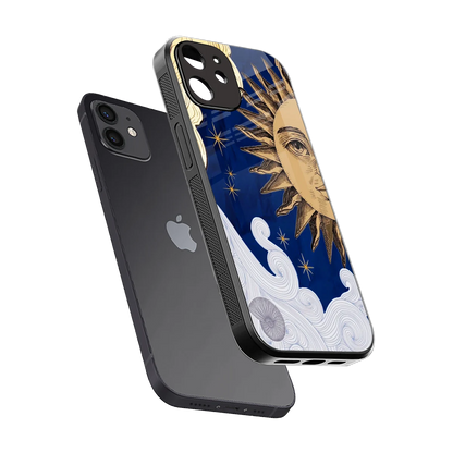 Solar Bliss sleek iphone 11 cover with tempered glass back and TPU edges