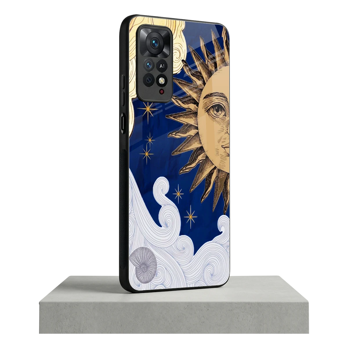 Solar Bliss redmi note 11 pro mobile cover | shockproof glass phone case