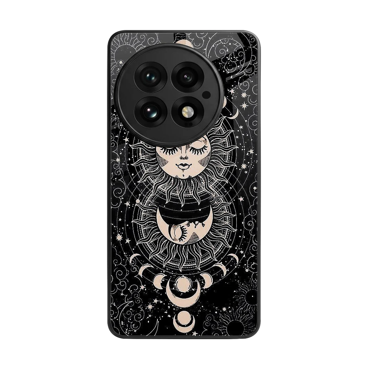 Solar Eclipse back phone cover | glass case for oneplus 13