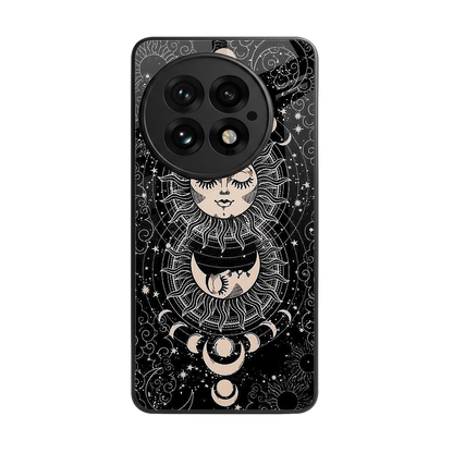Solar Eclipse back phone cover | glass case for oneplus 13