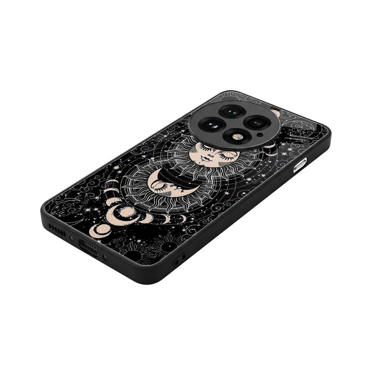 Solar Eclipse stylish phone case for oneplus 13 | glossy glass and slim fit