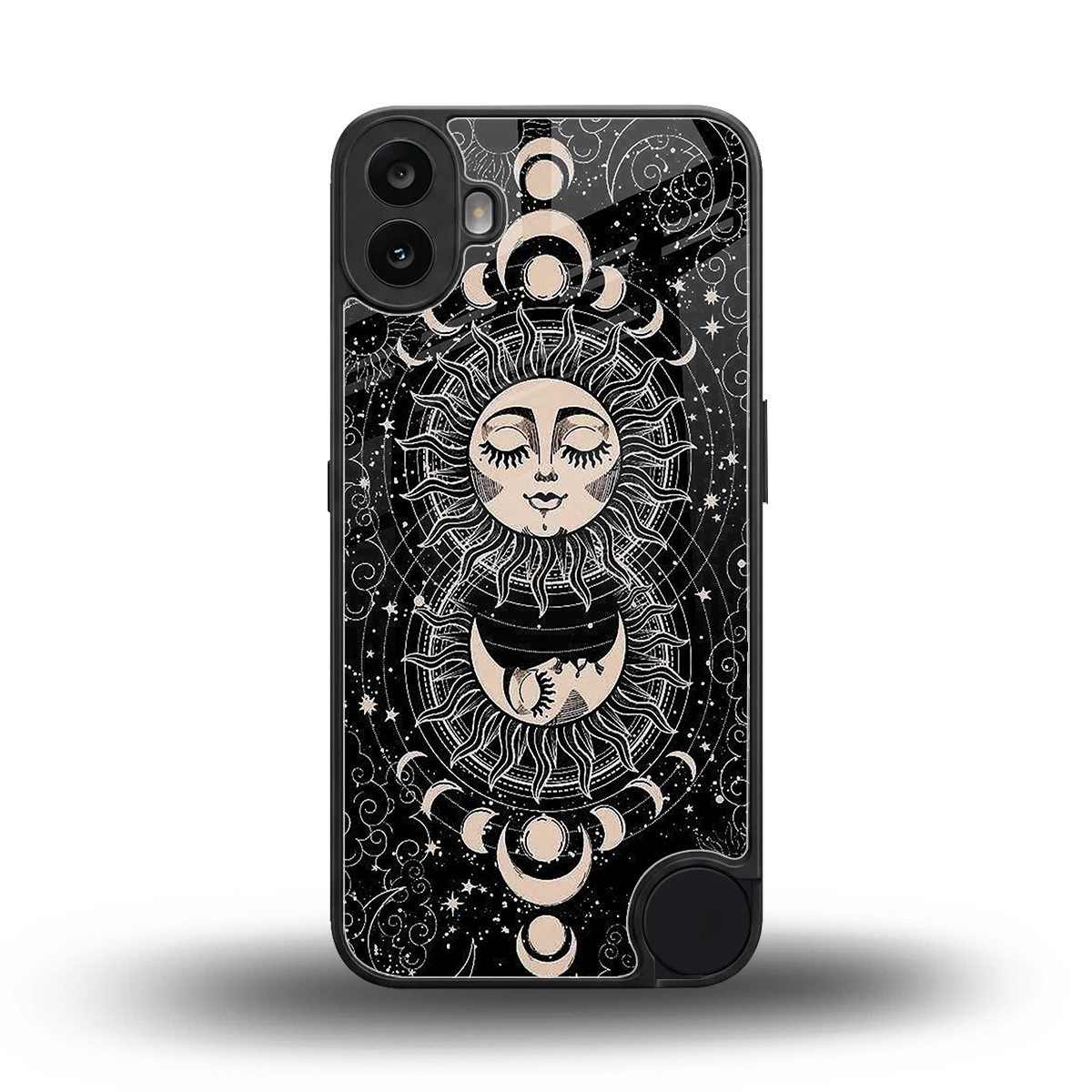 Solar Eclipse back phone cover | glass case for cmf nothing phone 1